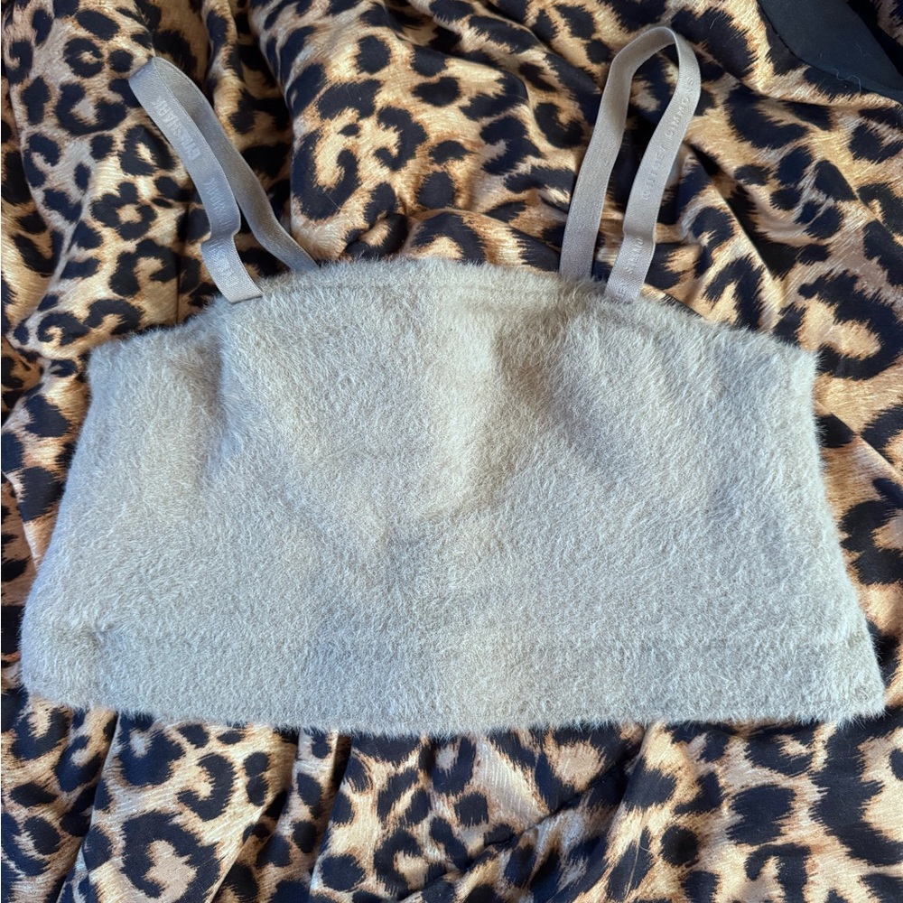 Gymshark x Whitney Simmons Fuzzy Sports Bra